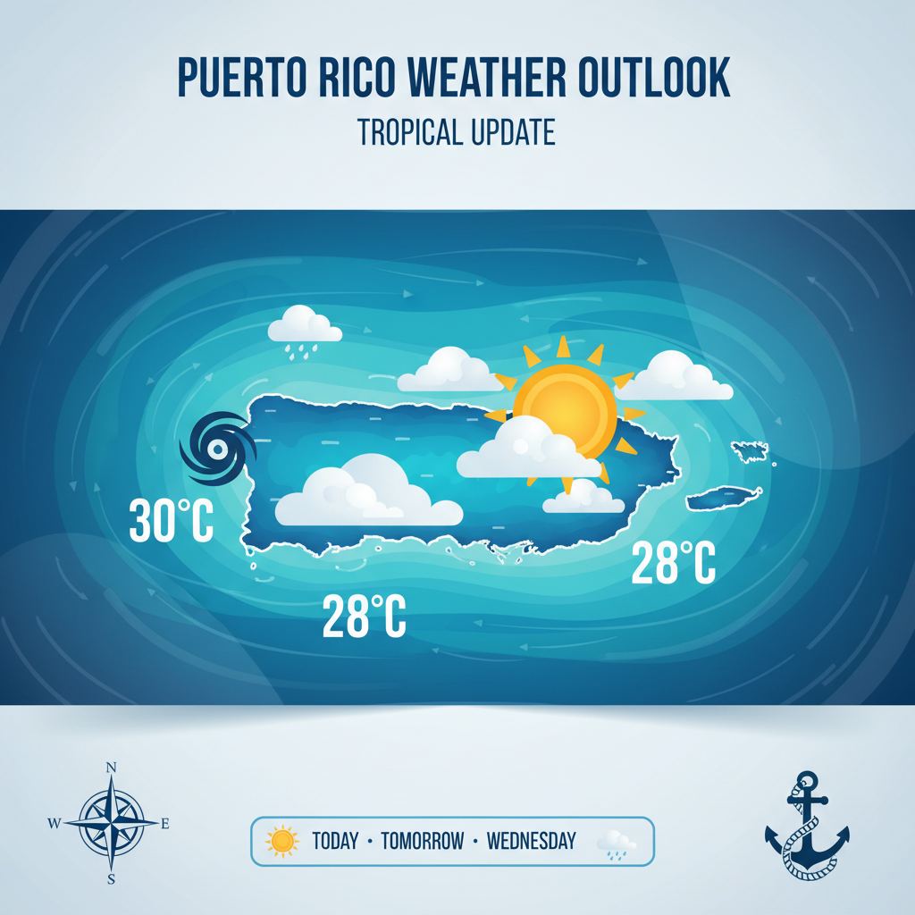 Puerto Rico Coastal Weather Alert: Pleasant Trade Winds and Moderate Seas