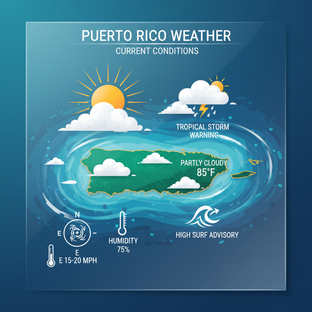 Breezy Trade Winds and Sunny Skies: Puerto Rico Weather & Marine Update