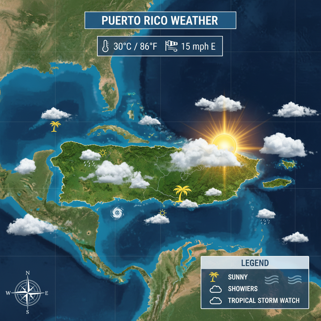 Puerto Rico Weather: Breezy Trades and Choppy Seas Expected for Friday