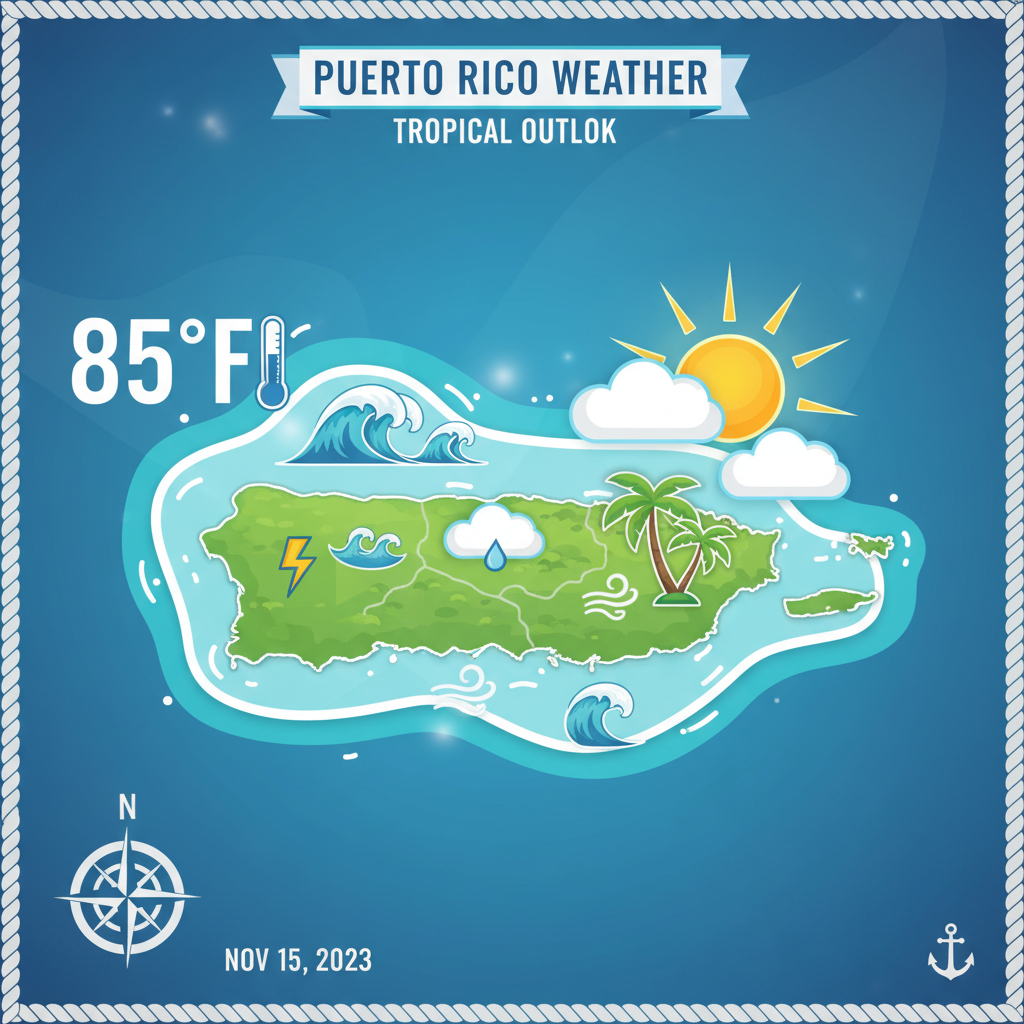 Tropical Wave Brings Refreshing Showers and Calm Seas to Puerto Rico