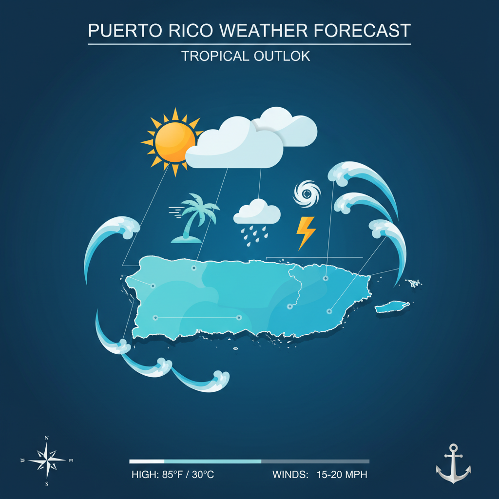 Puerto Rico Weather Update: Tropical Breezes and Hazardous Offshore Seas
