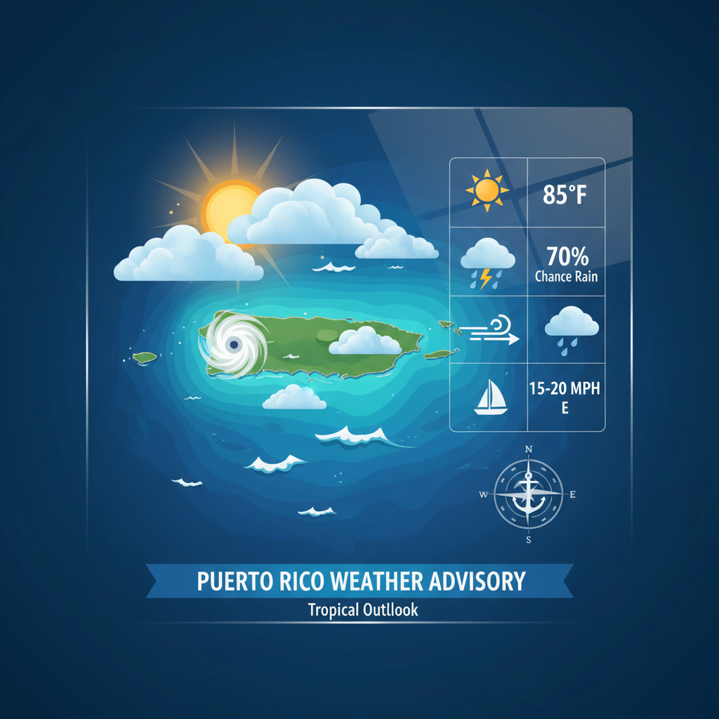 Puerto Rico Weather: Afternoon Thunderstorms and Small Craft Advisories