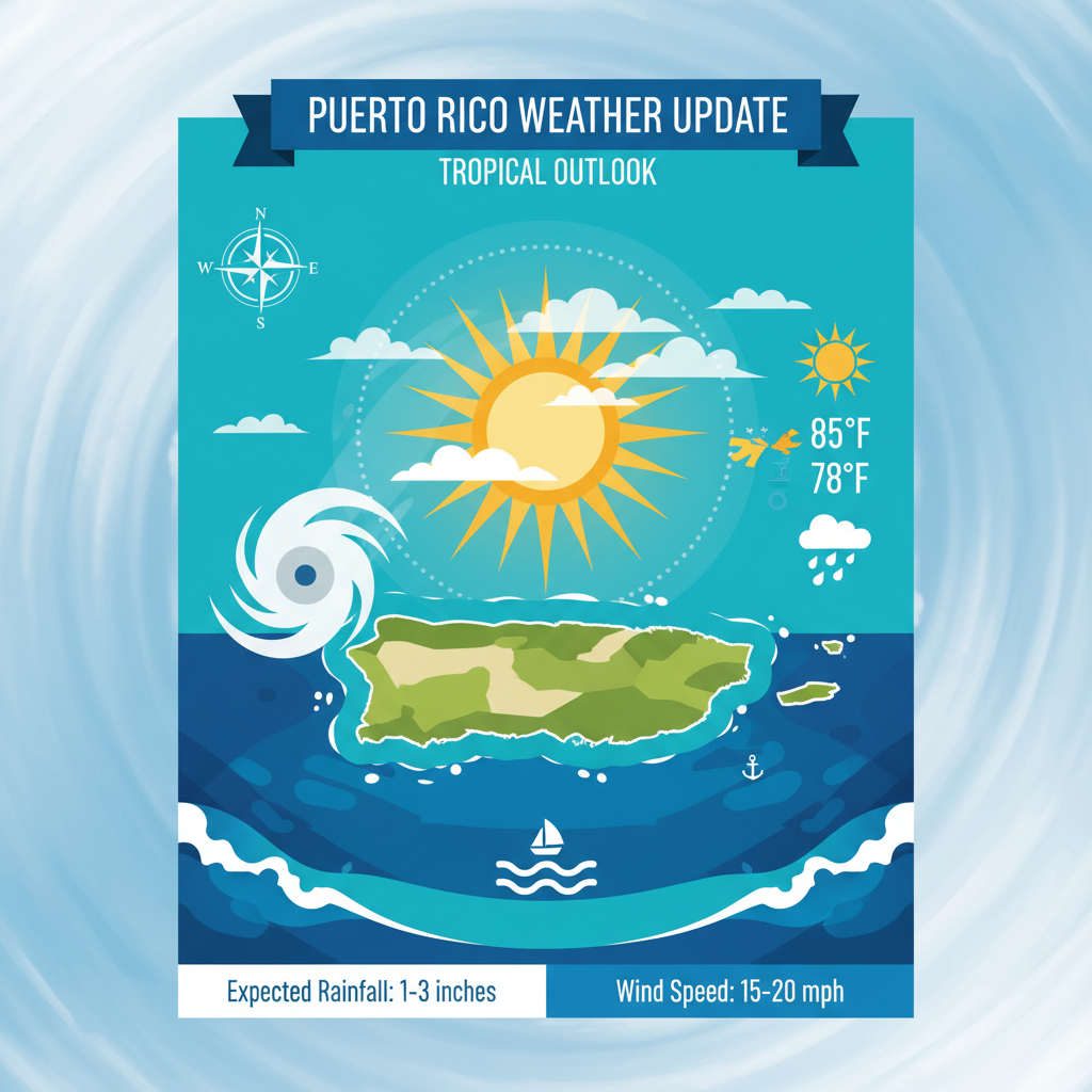 🌞 Sunny and Breezy Conditions Across Puerto Rico
