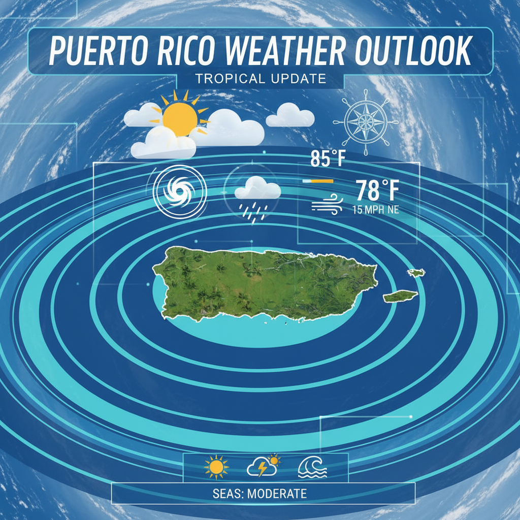 🌞 Sunny and Breezy Conditions Across Puerto Rico