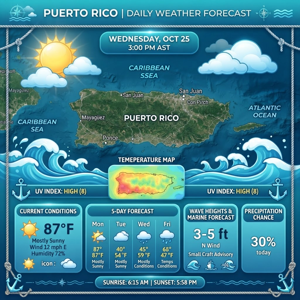 ☀️ Saharan Haze & Heat: Puerto Rico Sunday Weather Report