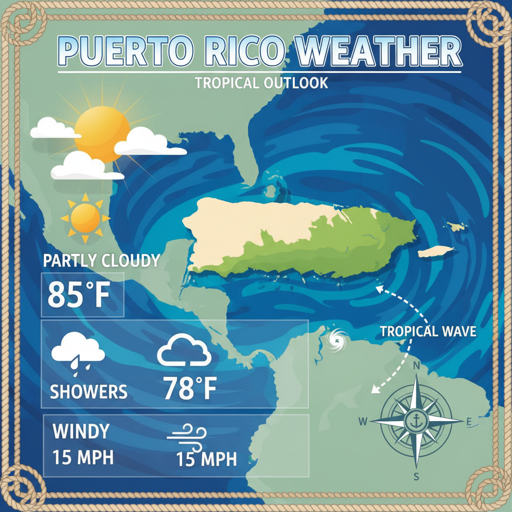 Puerto Rico Coastal Update: Moderate Trade Winds and Sun for the Archipelago