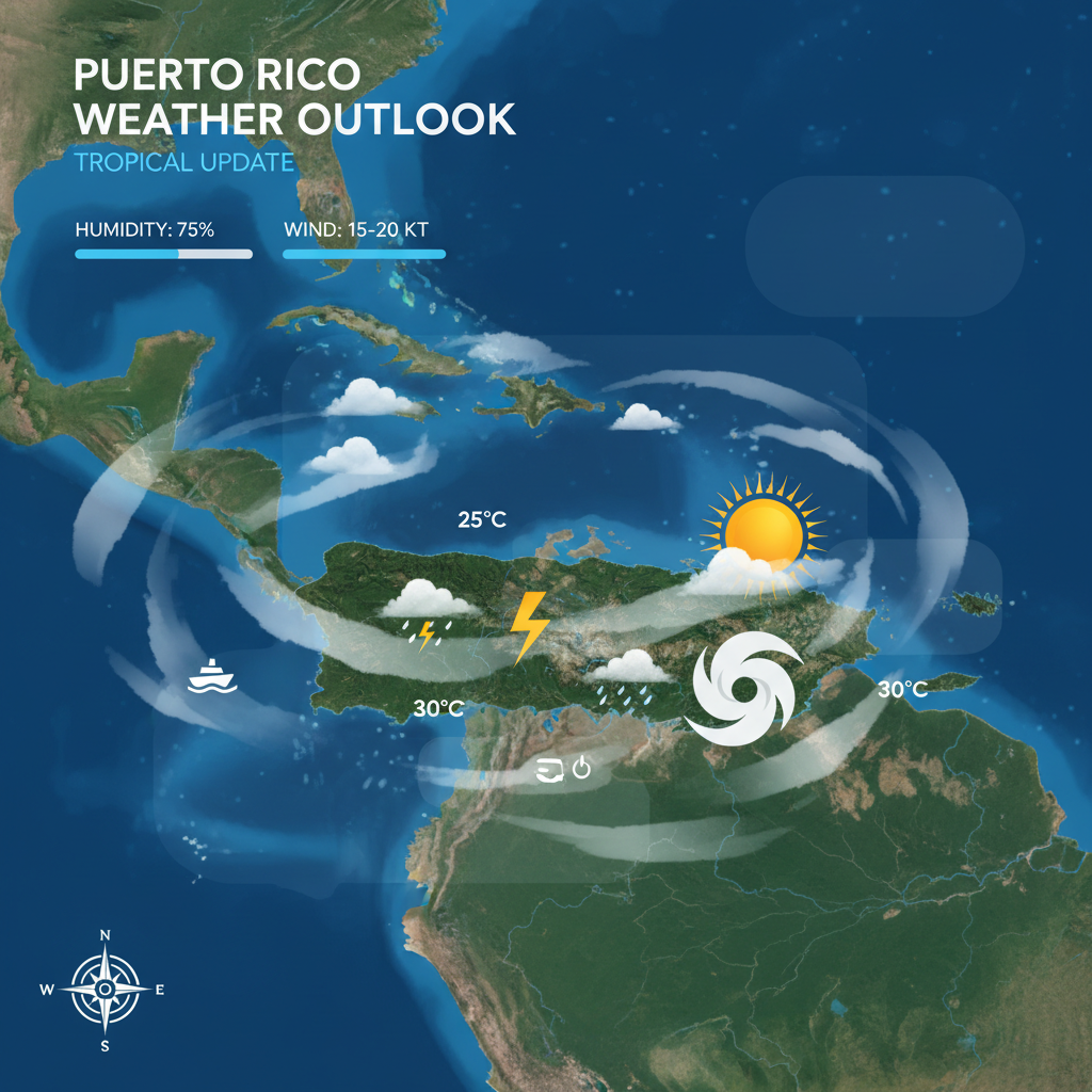 🌞 Sunny and Breezy Conditions Across Puerto Rico