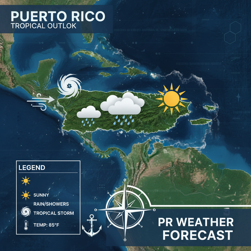 Tropical Haze and Choppy Seas: Puerto Rico's Comprehensive Marine and Island Outlook