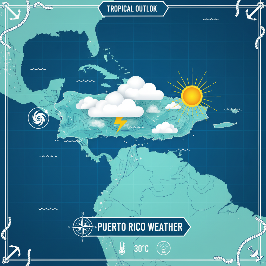 Hazy Skies and Breezy Trades Prevail Across Puerto Rico