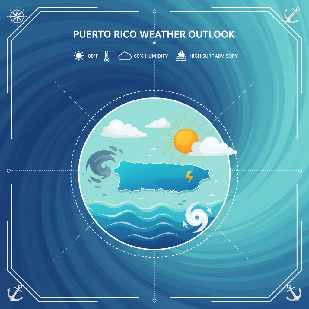 🌞 Sunny and Breezy Conditions Across Puerto Rico Today