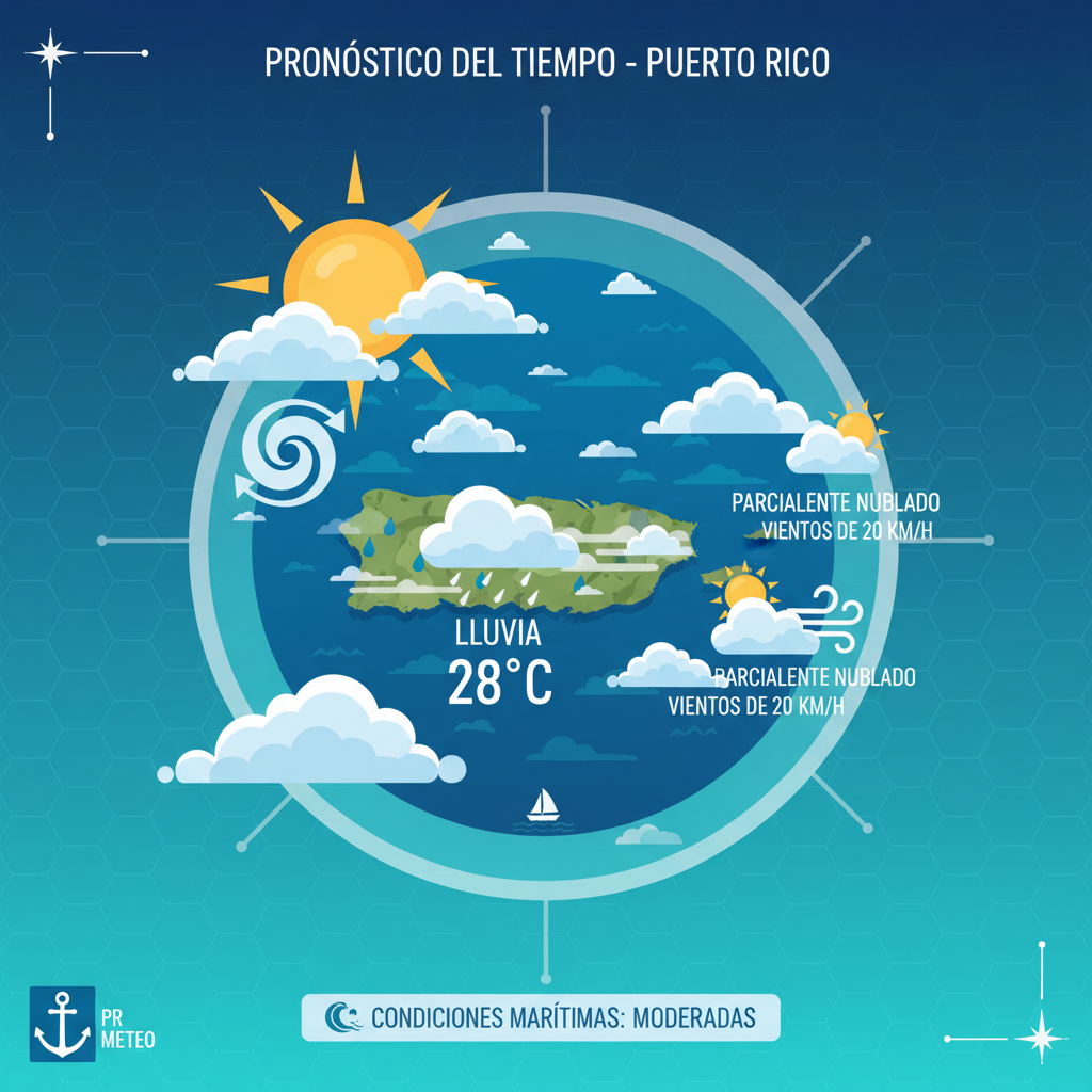 Puerto Rico Weather Outlook: Early Season Heat and Moderate Marine Conditions