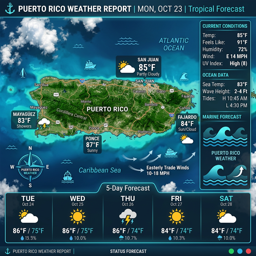 Puerto Rico Weather Update: April 4, 2026