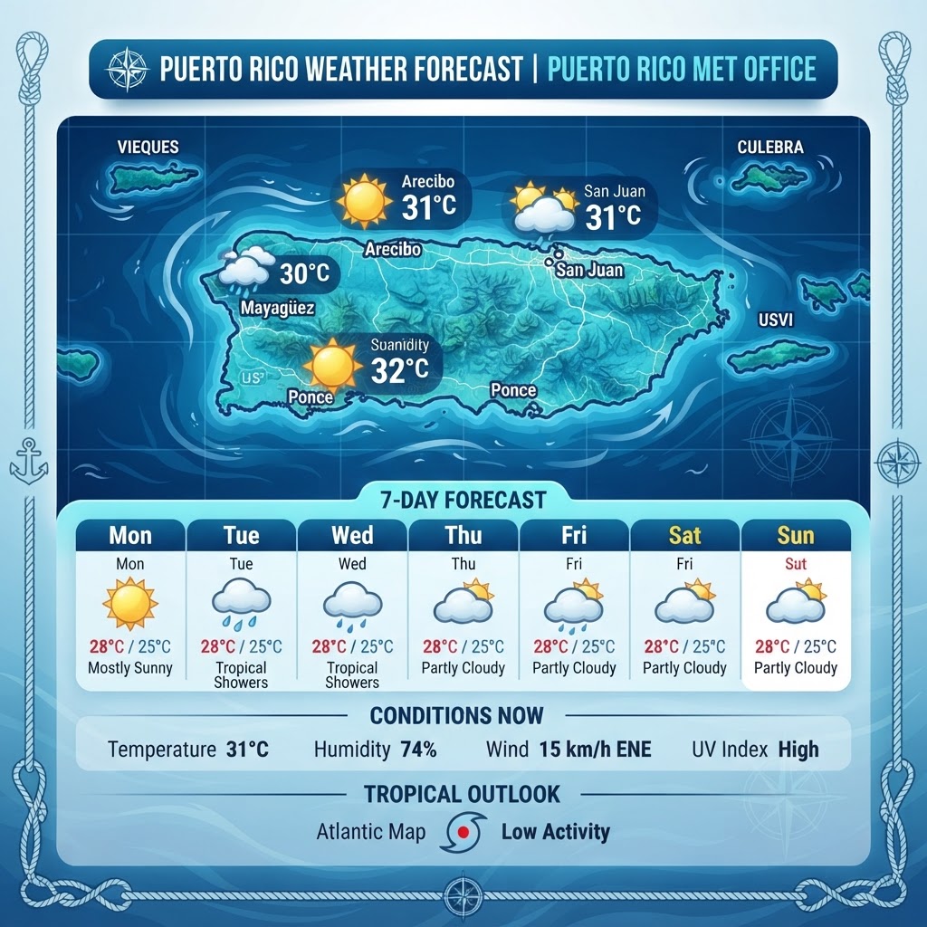 Puerto Rico Daily Weather & Marine Outlook