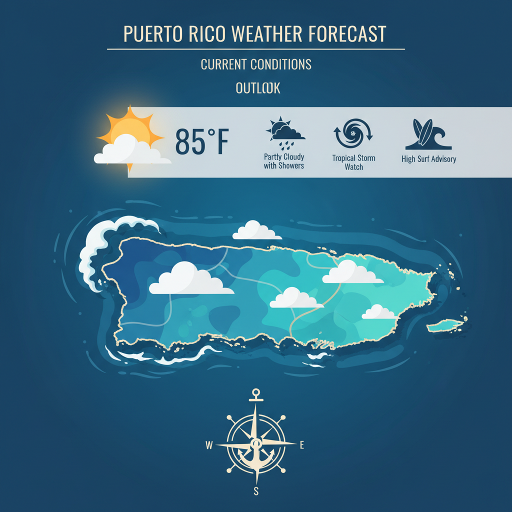 Puerto Rico Weather Pulse: Breezy Trade Winds and High Heat Indices Forecasted