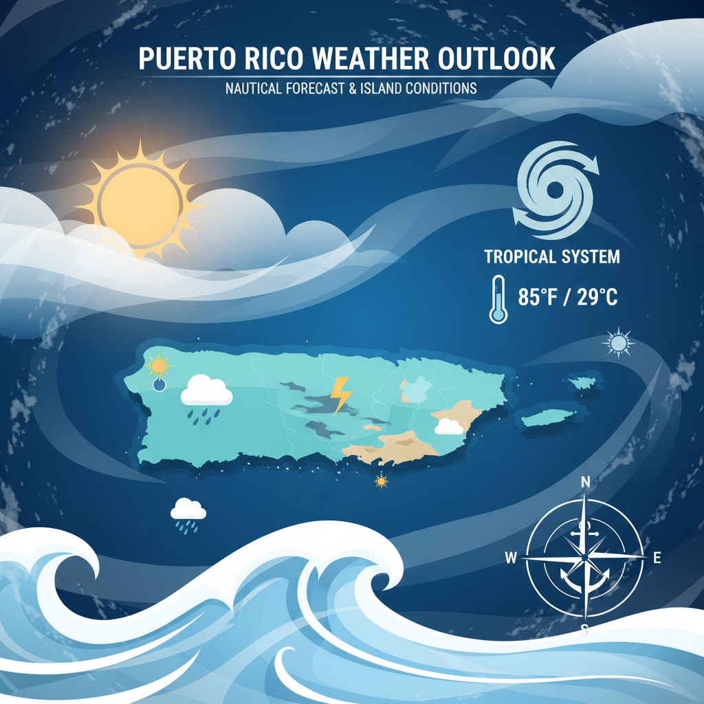 Hazy Skies and Moderate Breezes: Puerto Rico's Coastal Weekend Outlook