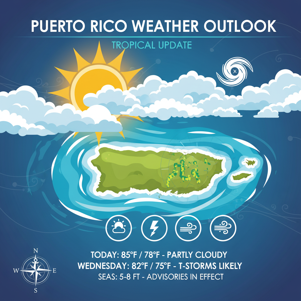Breezy Skies and Saharan Haze: Puerto Rico Weather Update