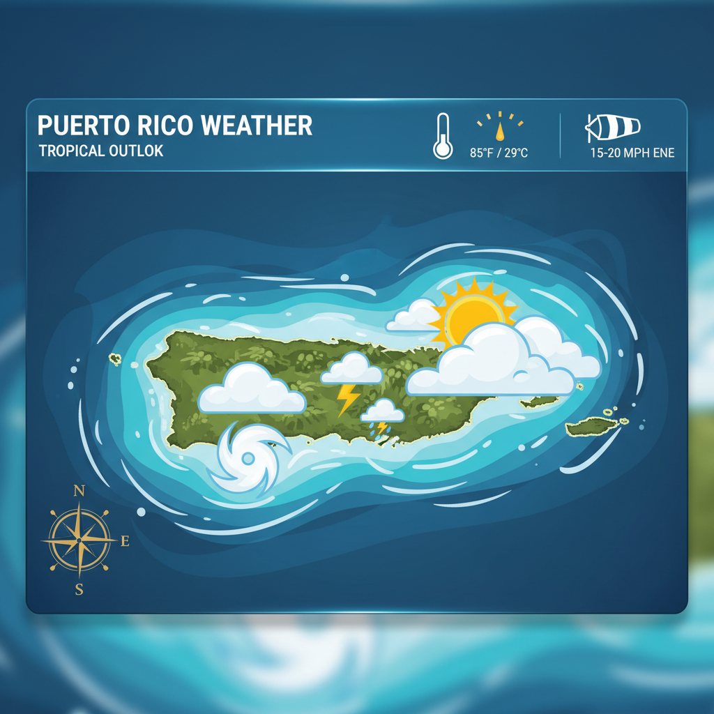 Clear Skies and Coastal Breezes: Puerto Rico's Daily Weather Outlook