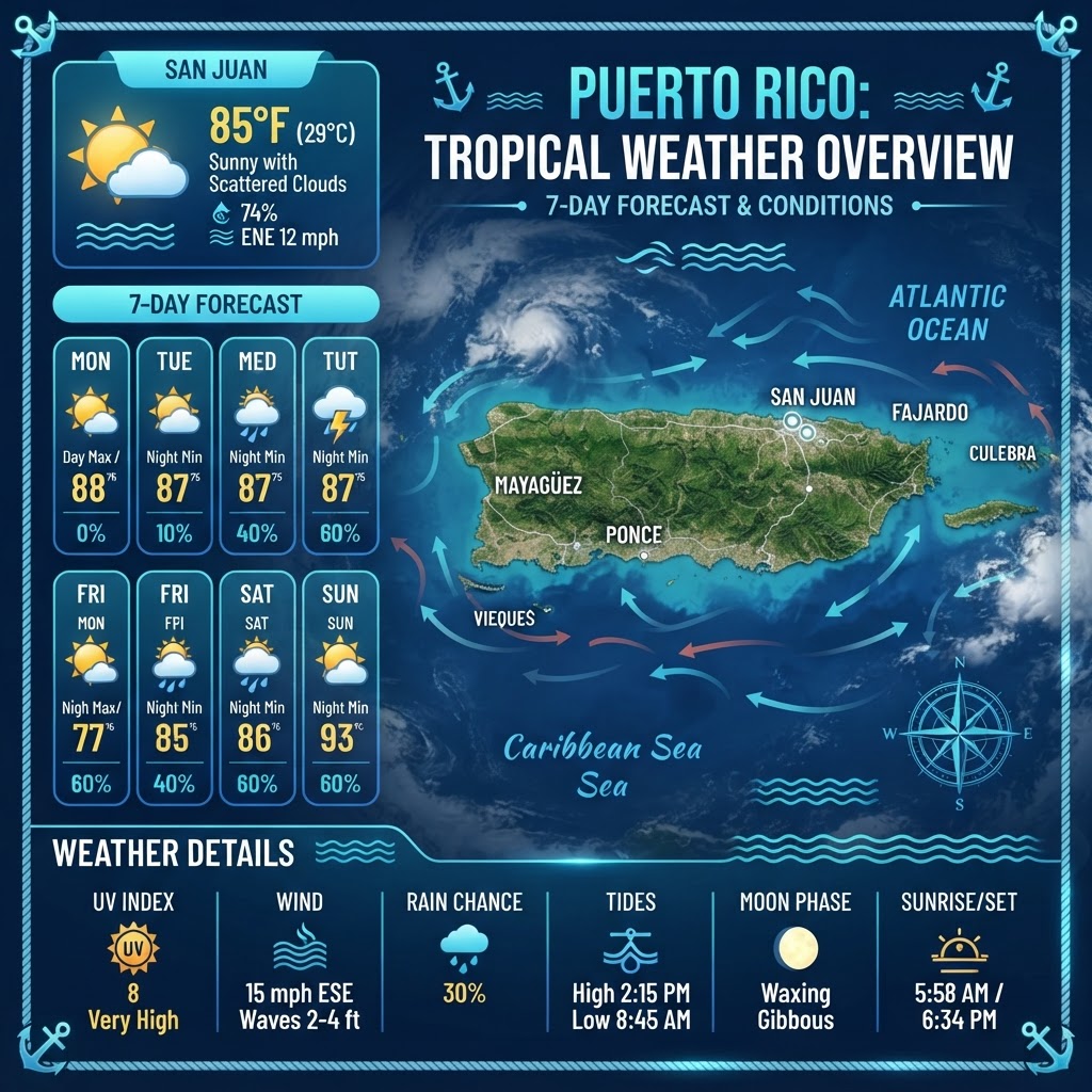 Puerto Rico Daily Weather & Marine Outlook