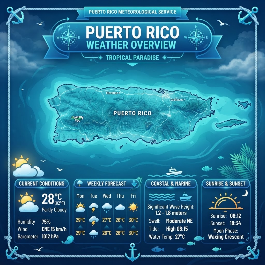 Puerto Rico Weather: Heat Advisory Issued Amid Dry Conditions