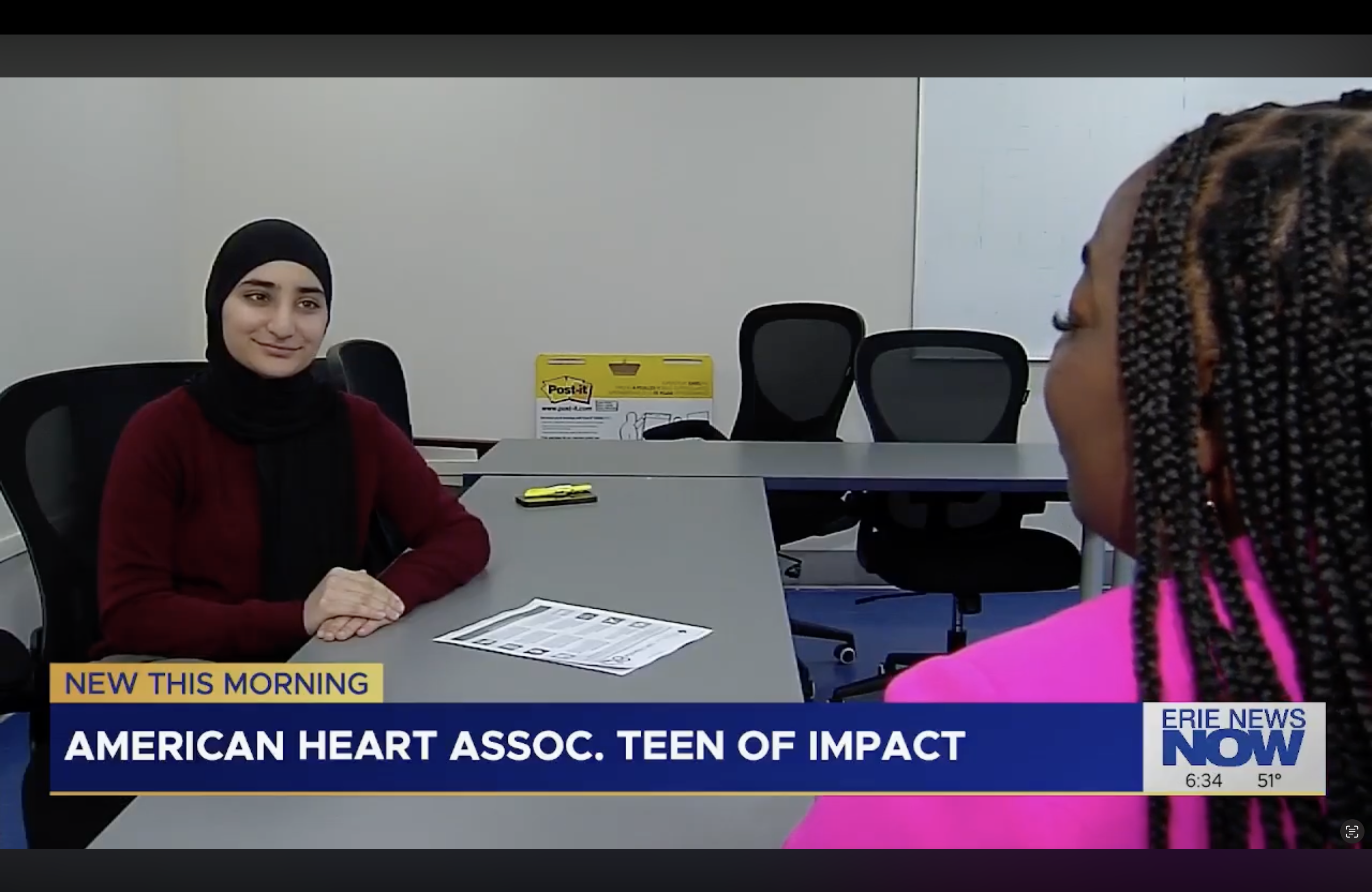 News interview thumbnail