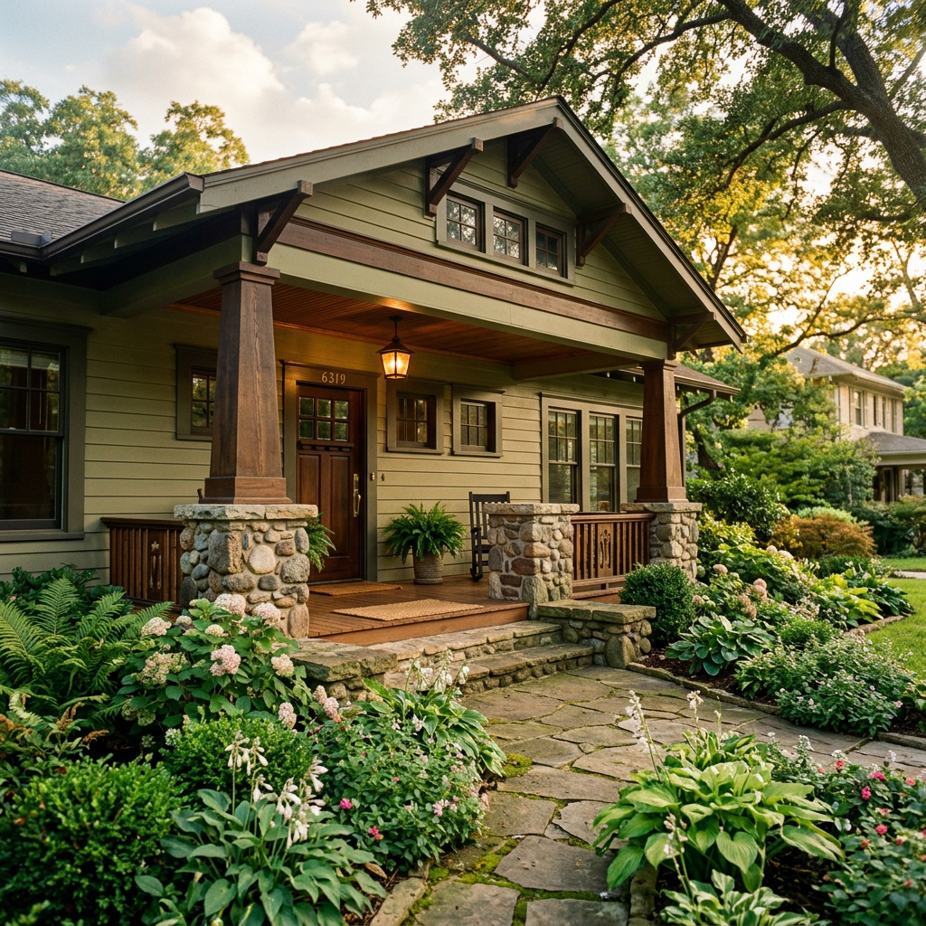 Lakewood Dallas 1930s Craftsman bungalow with established garden managed by Roost & Realm