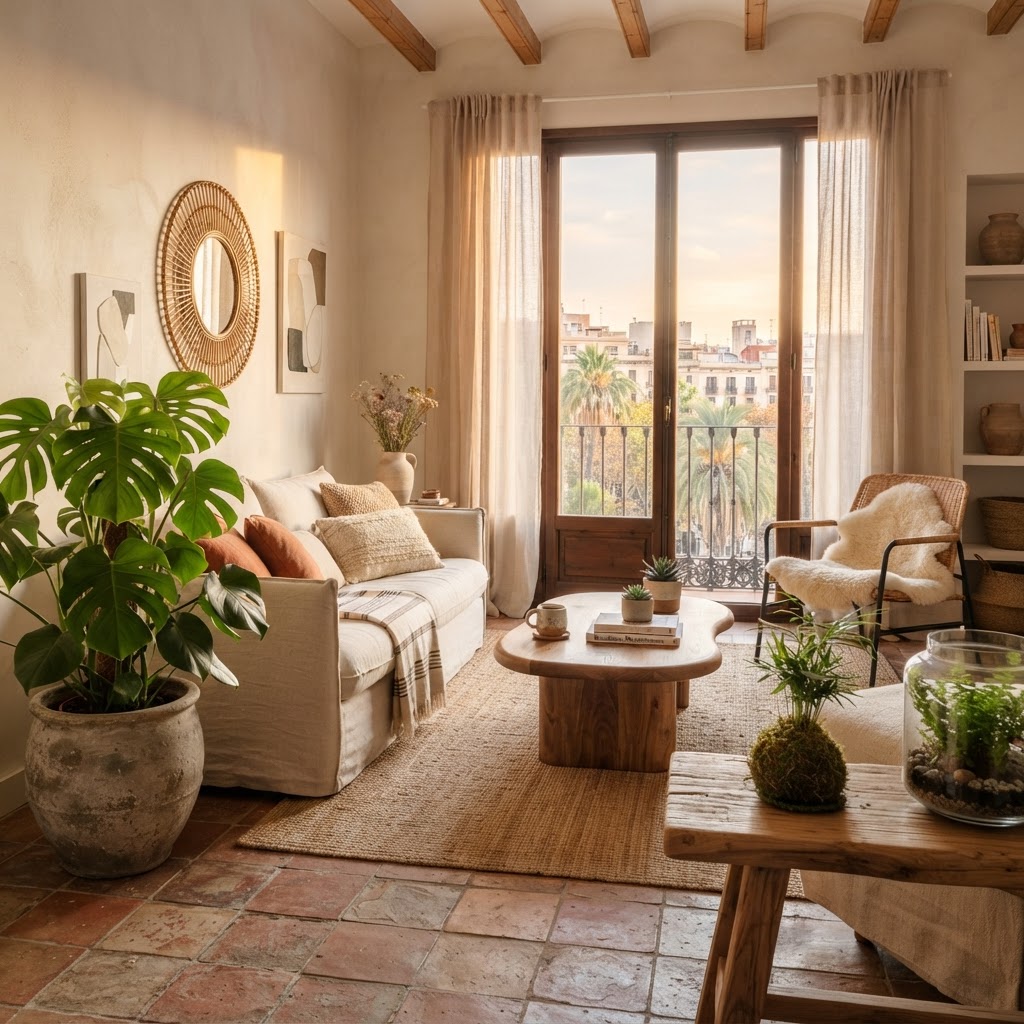 El Nuevo Mediterráneo: Decorando tu hogar en Barcelona con plantas