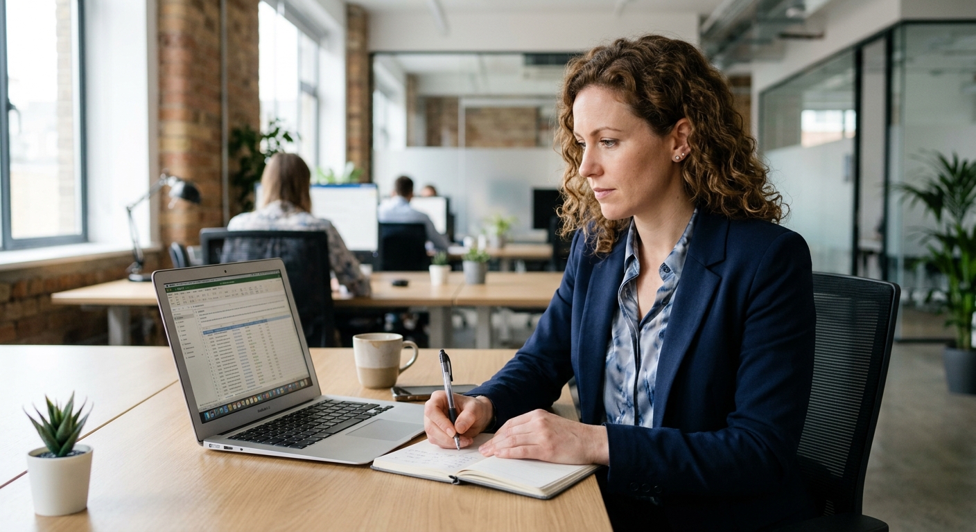 Insurance agent working in the I-InsureCRM platform