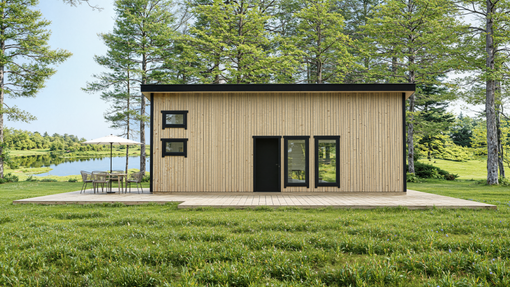 Sjöbris 45 – 45 kvm attefallshus byggsats