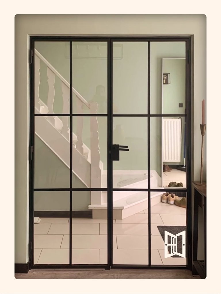 Stalen binnendeur met glasroederverdeling – SteelComfort