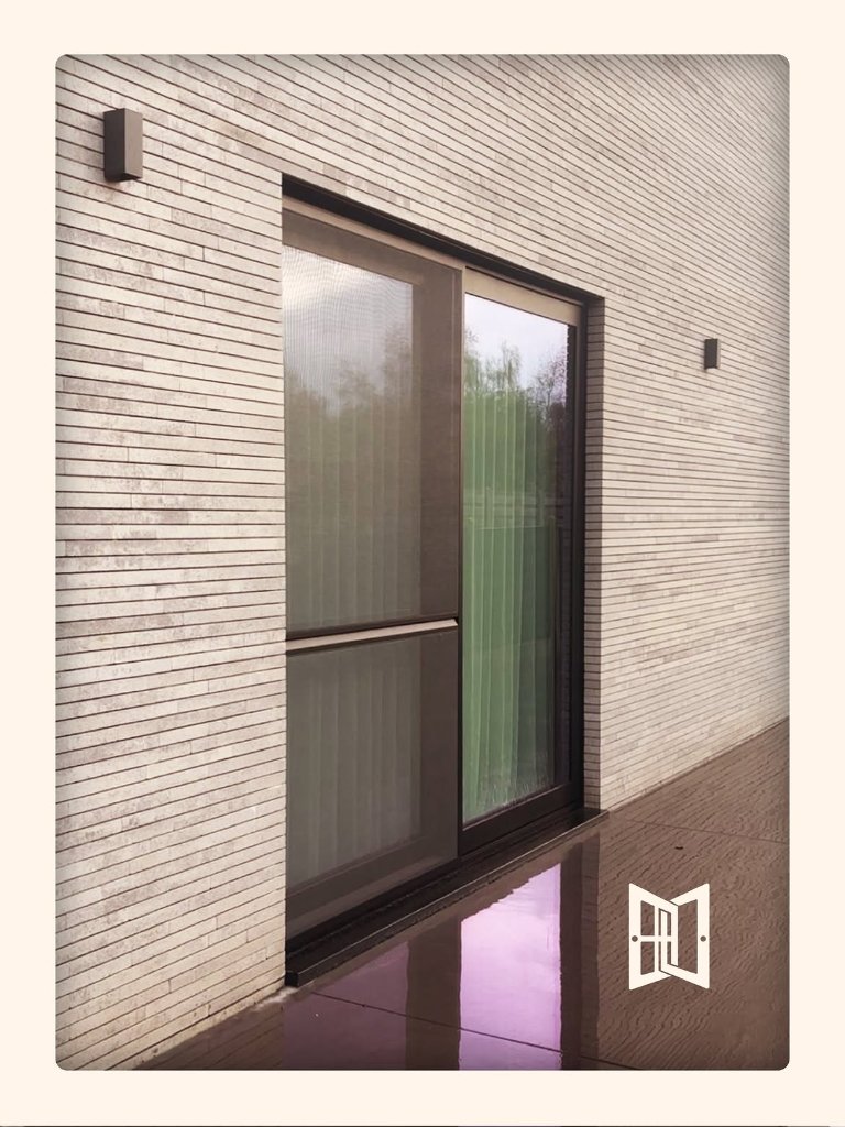 Aluminium schuifraam op maat – Detail nieuwbouw
