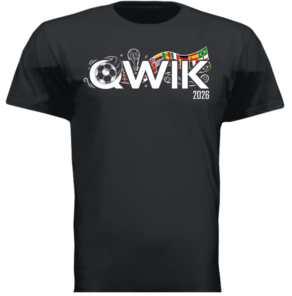 QWIK 2026 Cup Edition Tee — Black
