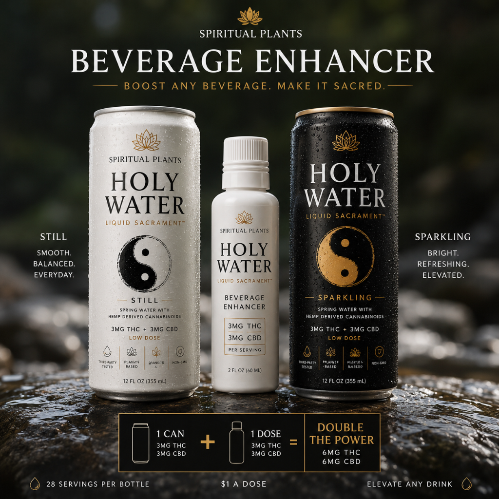 Spiritual Plants Holy Water Liquid Sacrament — Beverage Enhancer