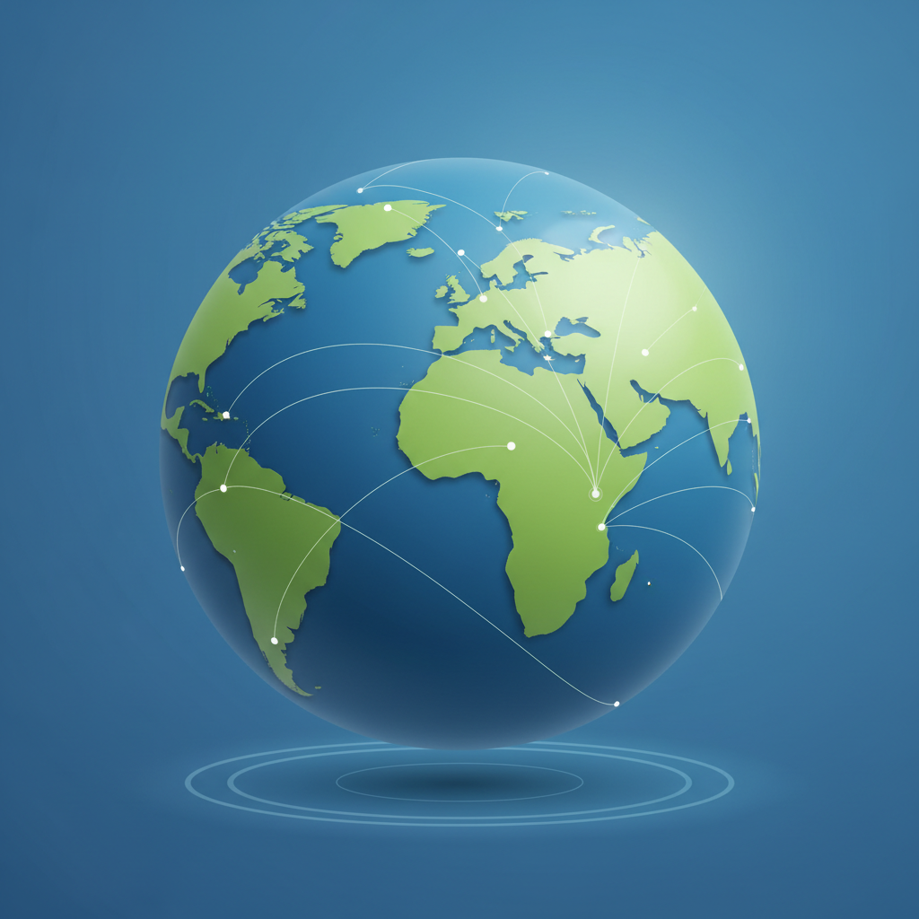 Rotating globe