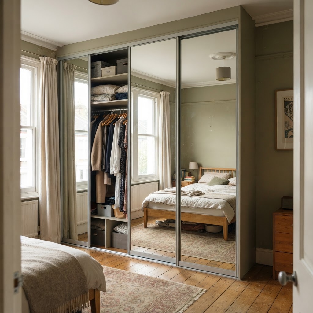 Mirrored Wardrobe