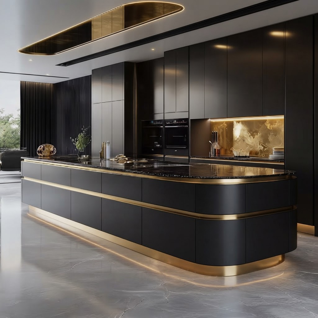 Gallery Gold Vein Kitchen
