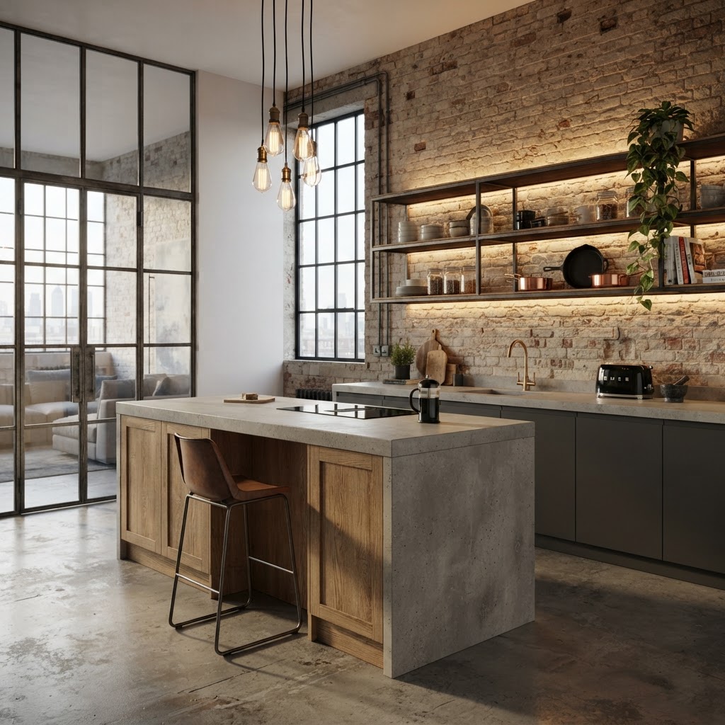 Industrial Loft Kitchen