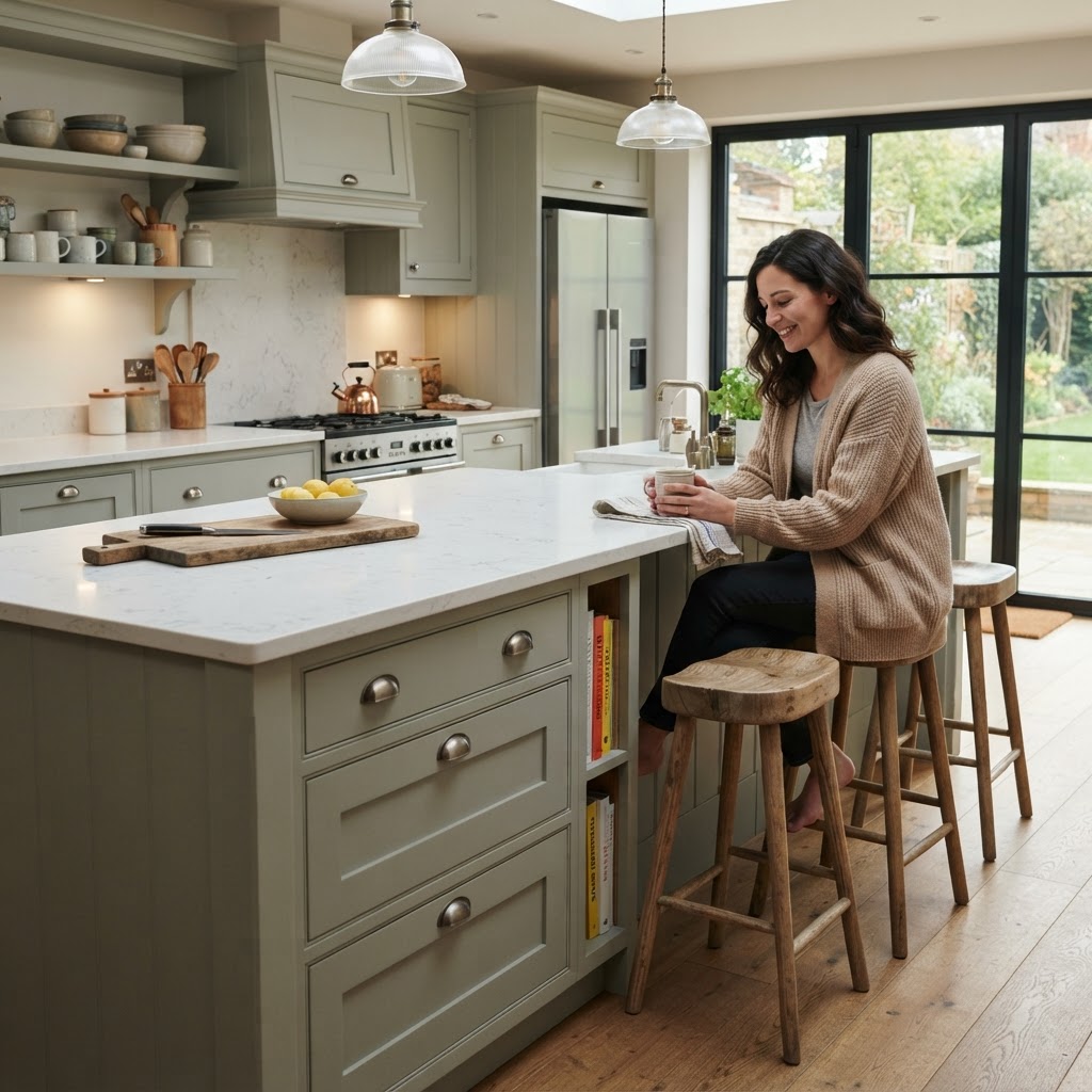 Family Kitchen with Island