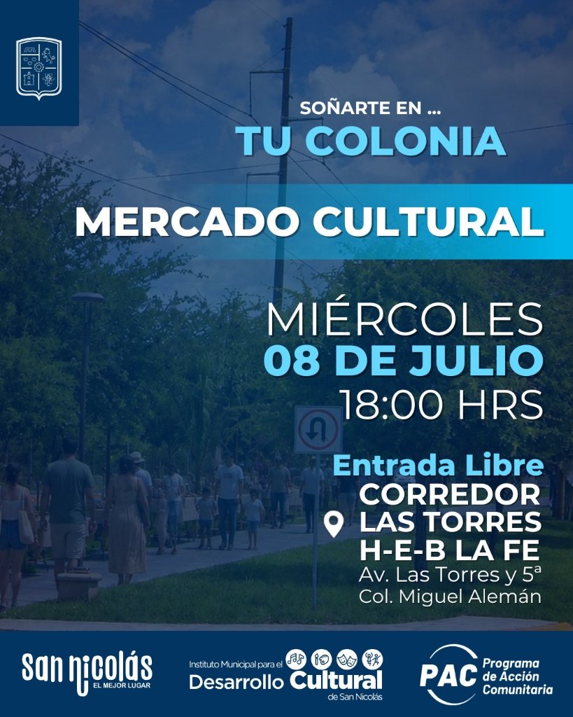 Soñarte en Tu Colonia - Mercado Cultural