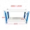900H × 2000W × 600D Heavy Duty Steel Workbench – 200kg/Tier - Blue & Grey