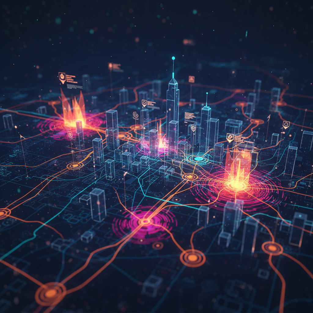 City map neural overlay