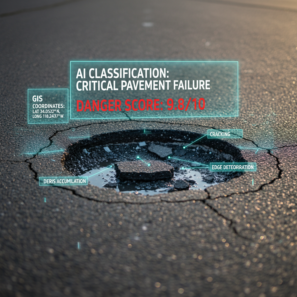Pothole AR overlay
