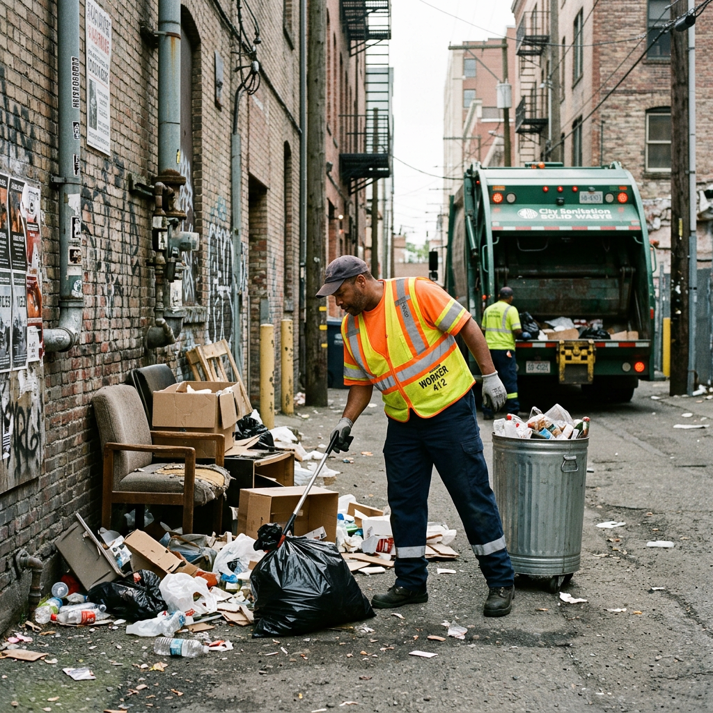 Sanitation worker