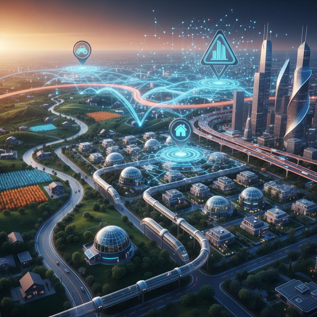 Urban/suburban/rural connected