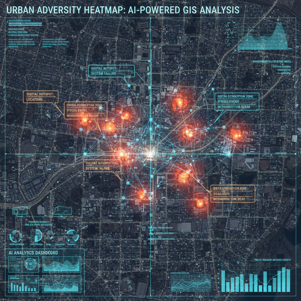 Satellite heatmap