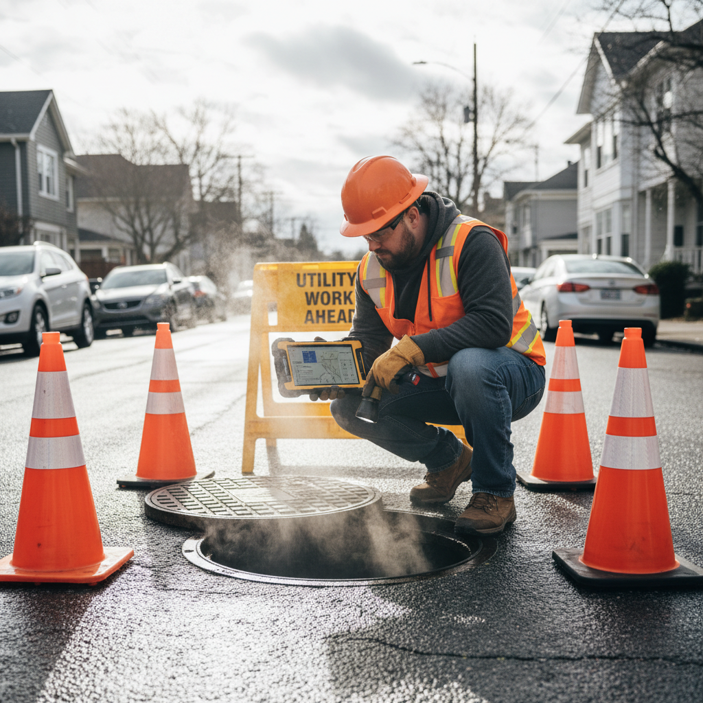 Water utility manhole inspection