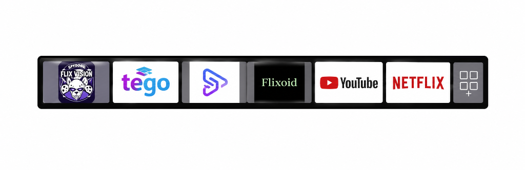 Room 1 Fire Stick menu bar