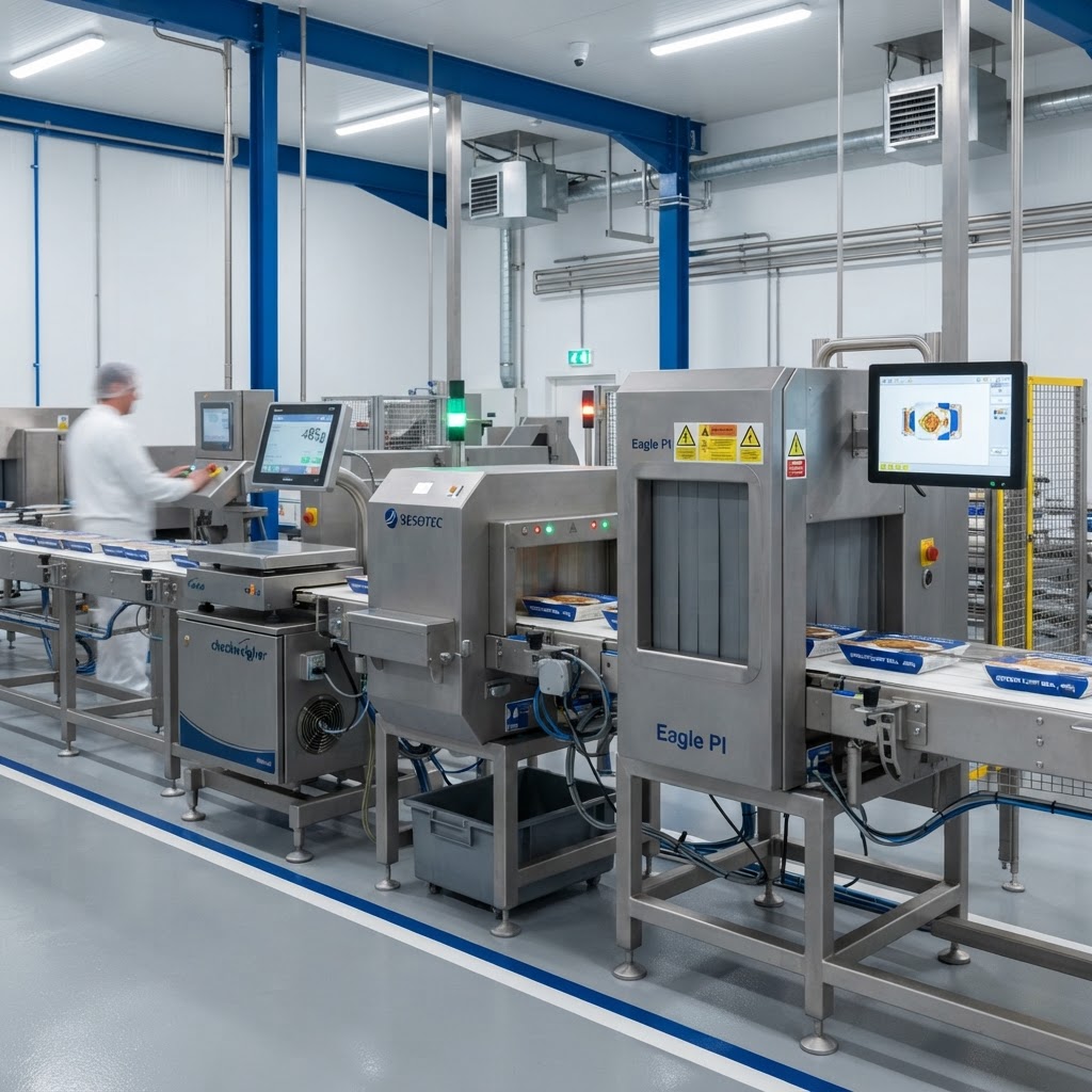 Inspection Systems in Packaging: Checkweighers, Metal Detectors and X-Ray Explained