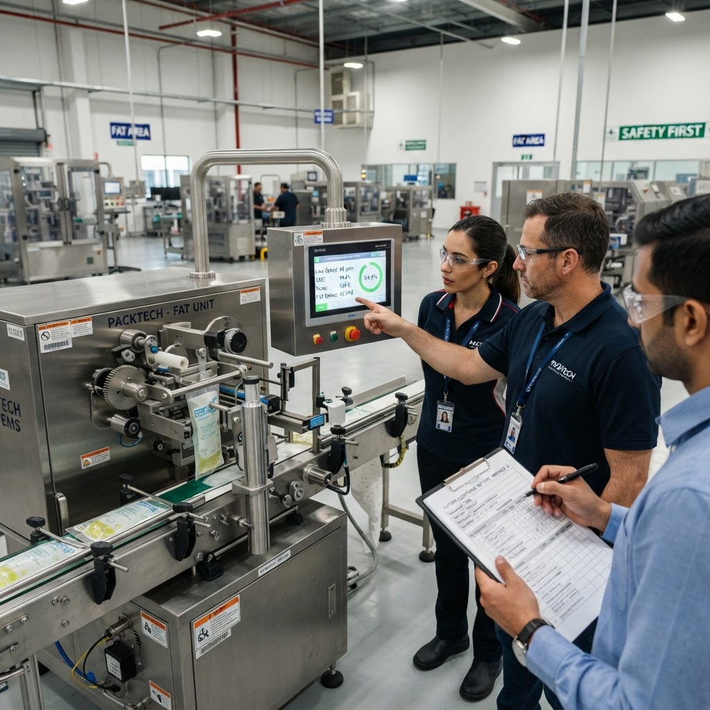 FAT & SAT for Packaging Machinery: Complete Factory and Site Acceptance Testing Guide