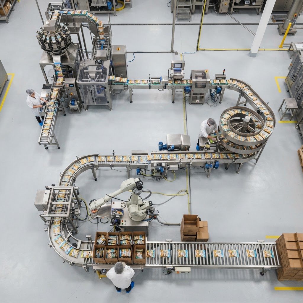 How to Balance a Packaging Line: Buffer Sizing, Bottleneck Analysis and Throughput Optimisation
