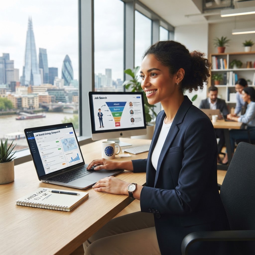 How to Find a Job in Europe: A Search Funnel for EU & UK